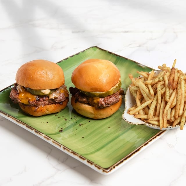 Kids Mini Slider and fries